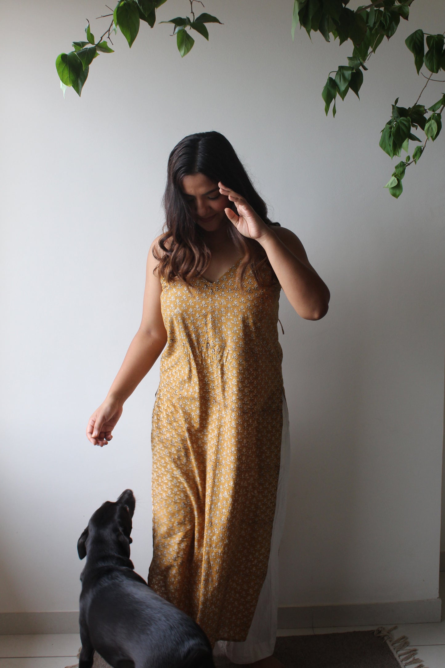 Canis Block print kurta