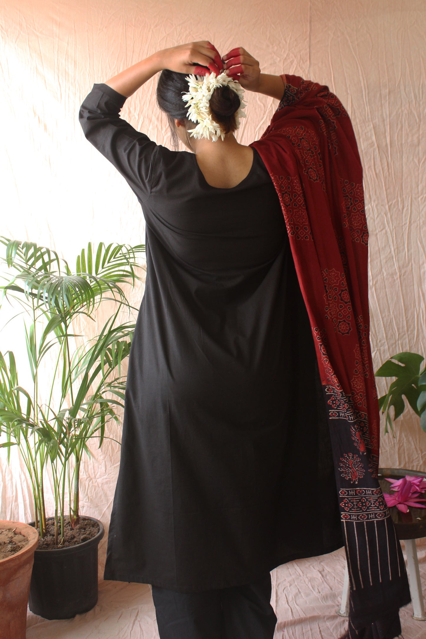 Everyday Black Kurta Set