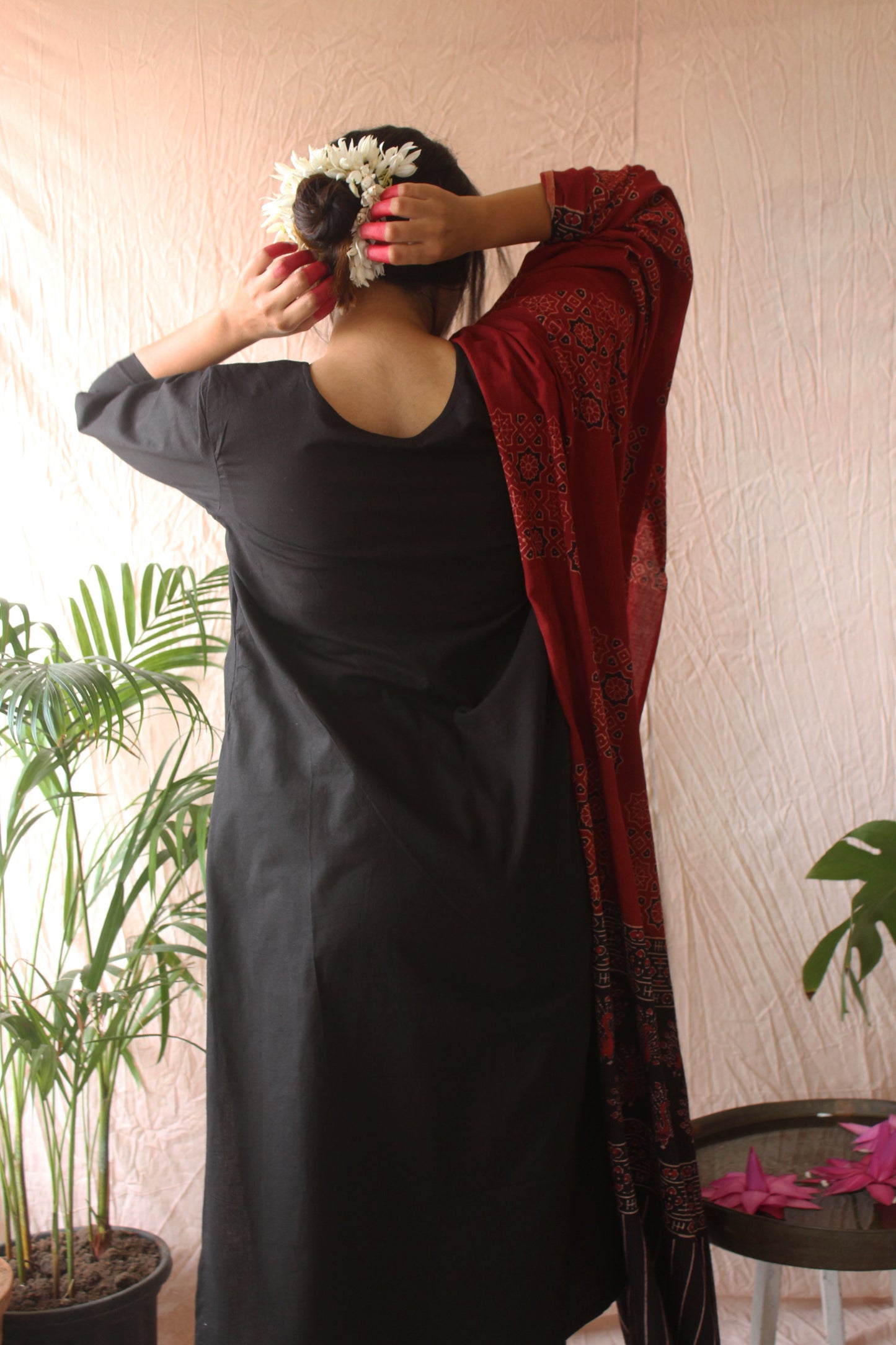 Everyday Black Kurta Set
