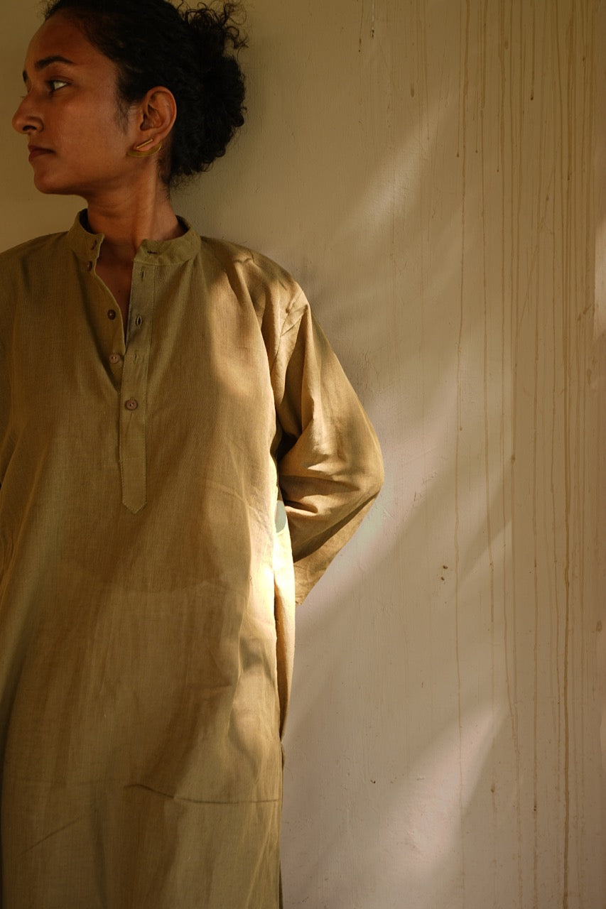 Mehwar - Kala Cotton Kurta Set