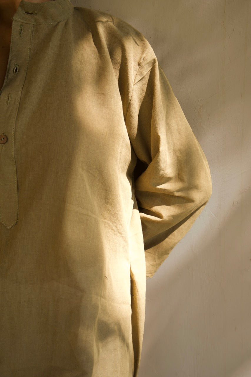 Mehwar - Kala Cotton Kurta Set