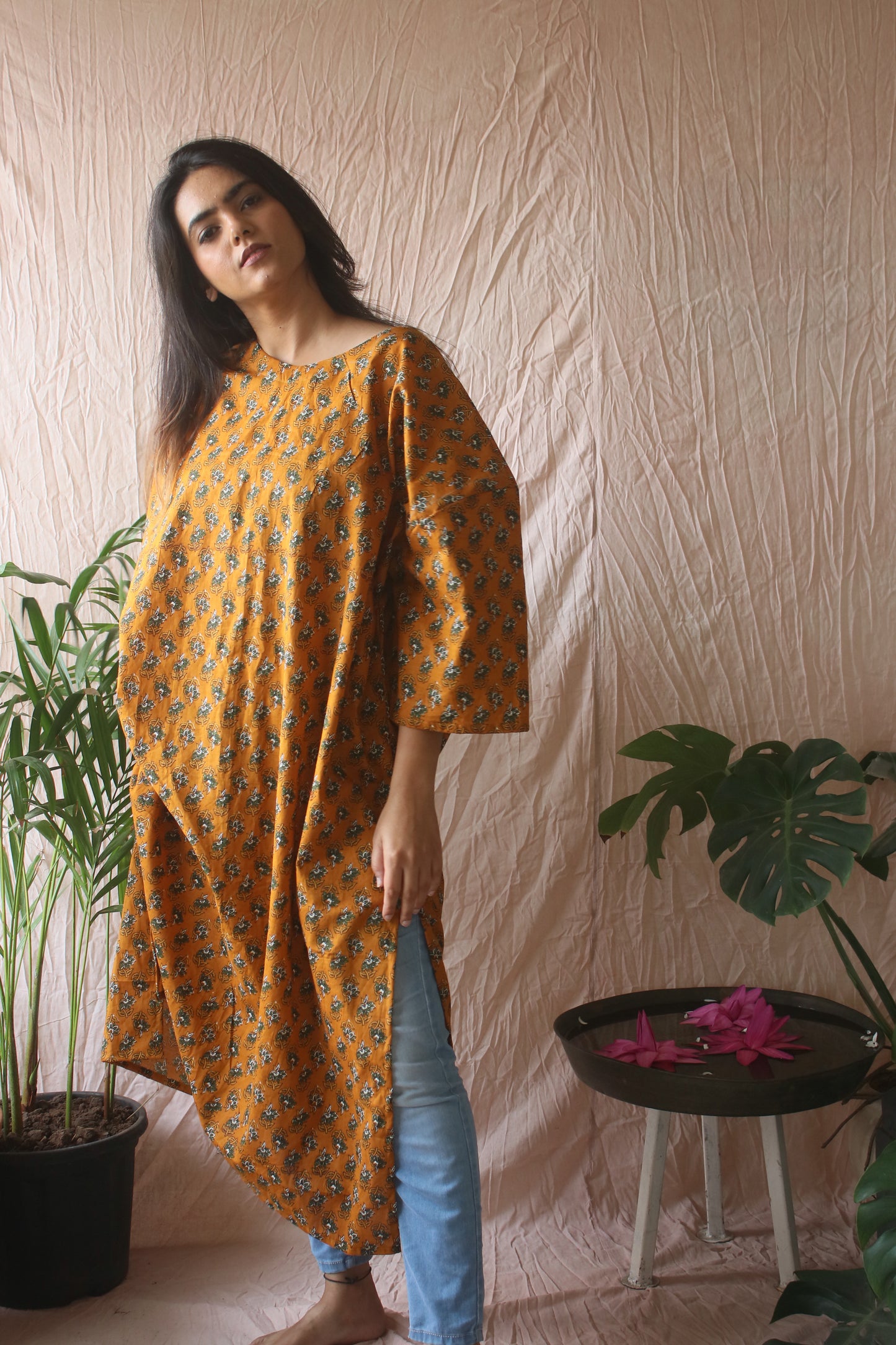 Mustard Yellow Oversize Dress