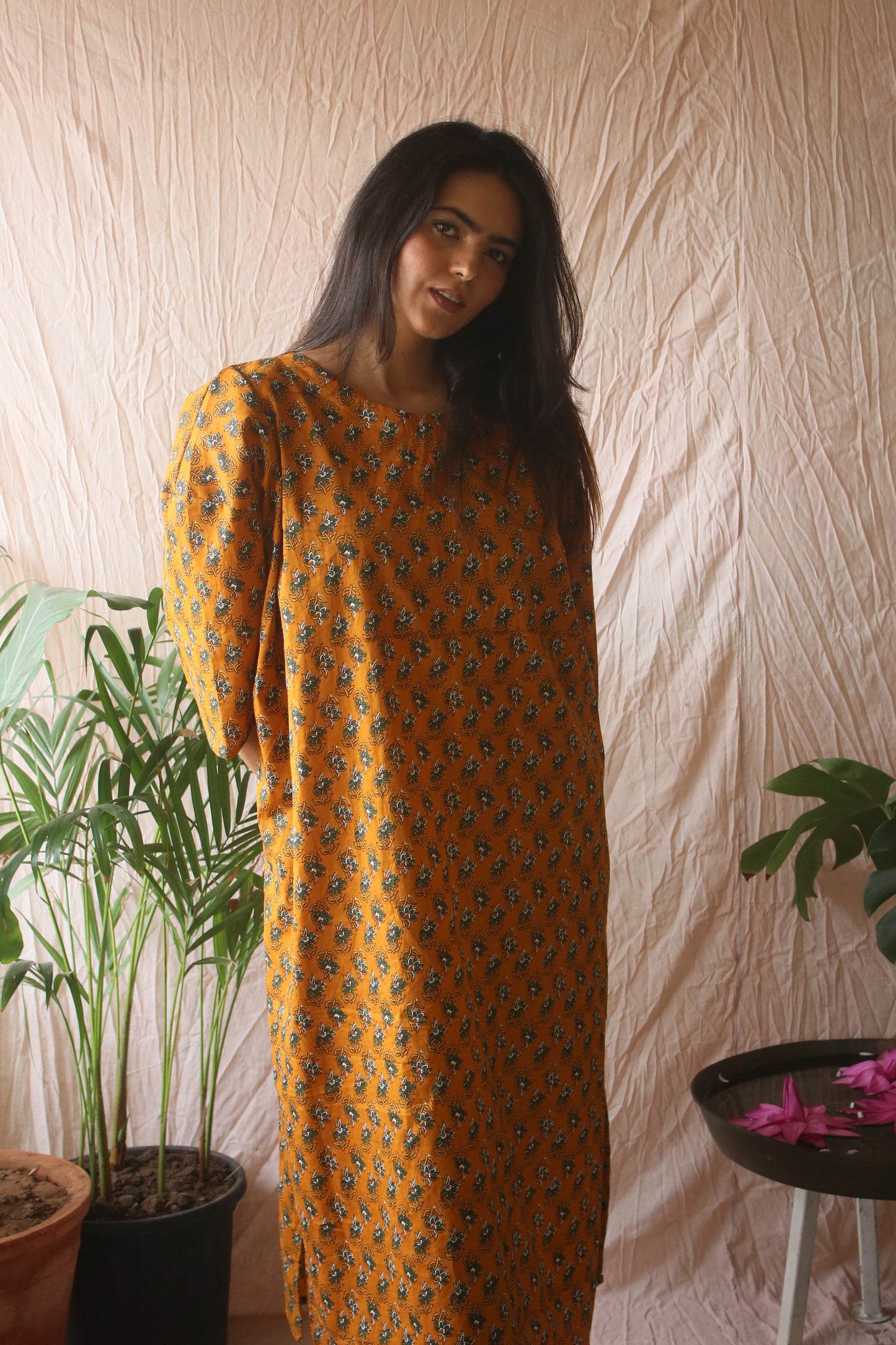 Mustard Yellow Oversize Dress