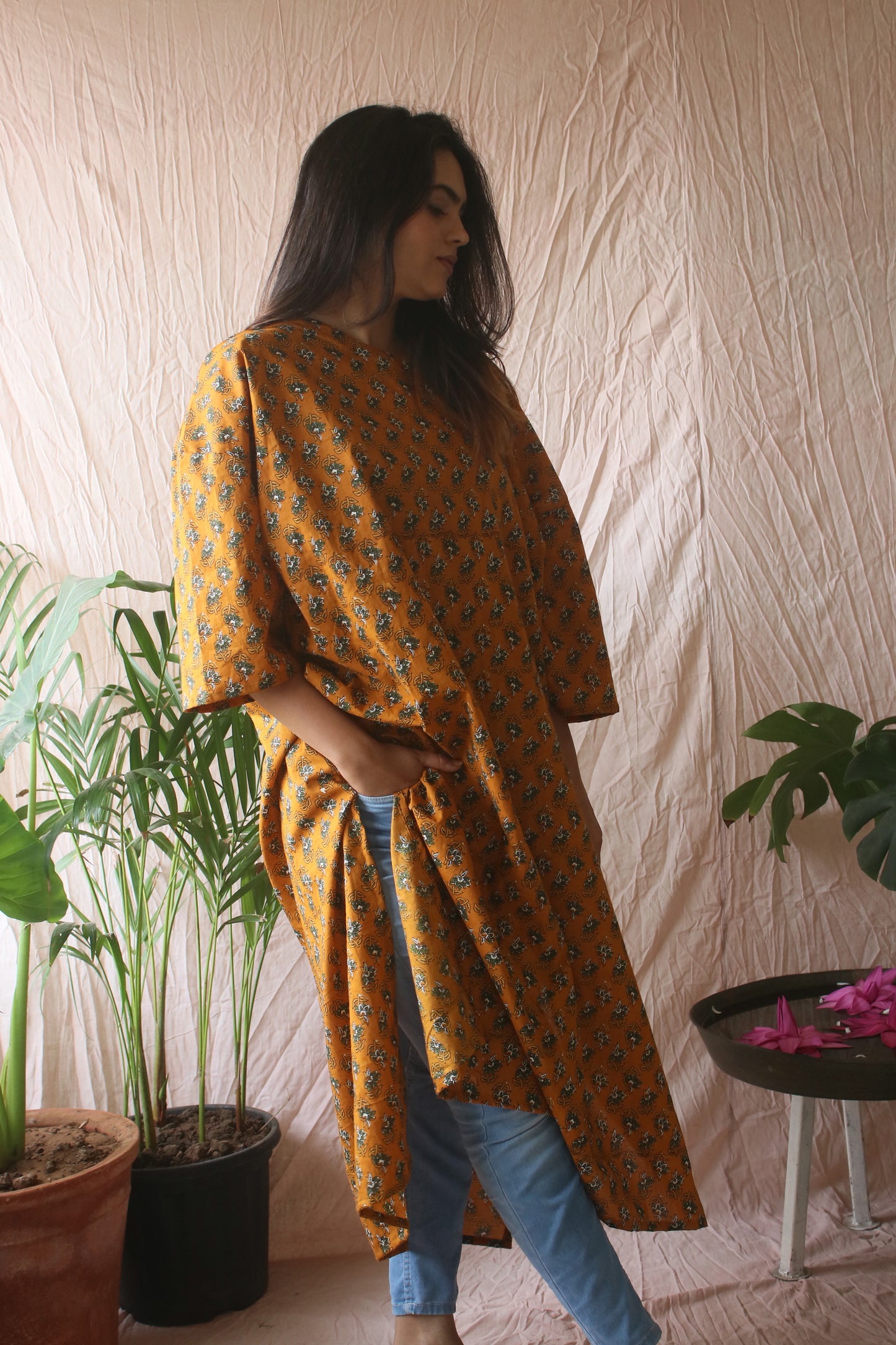 Mustard Yellow Oversize Dress