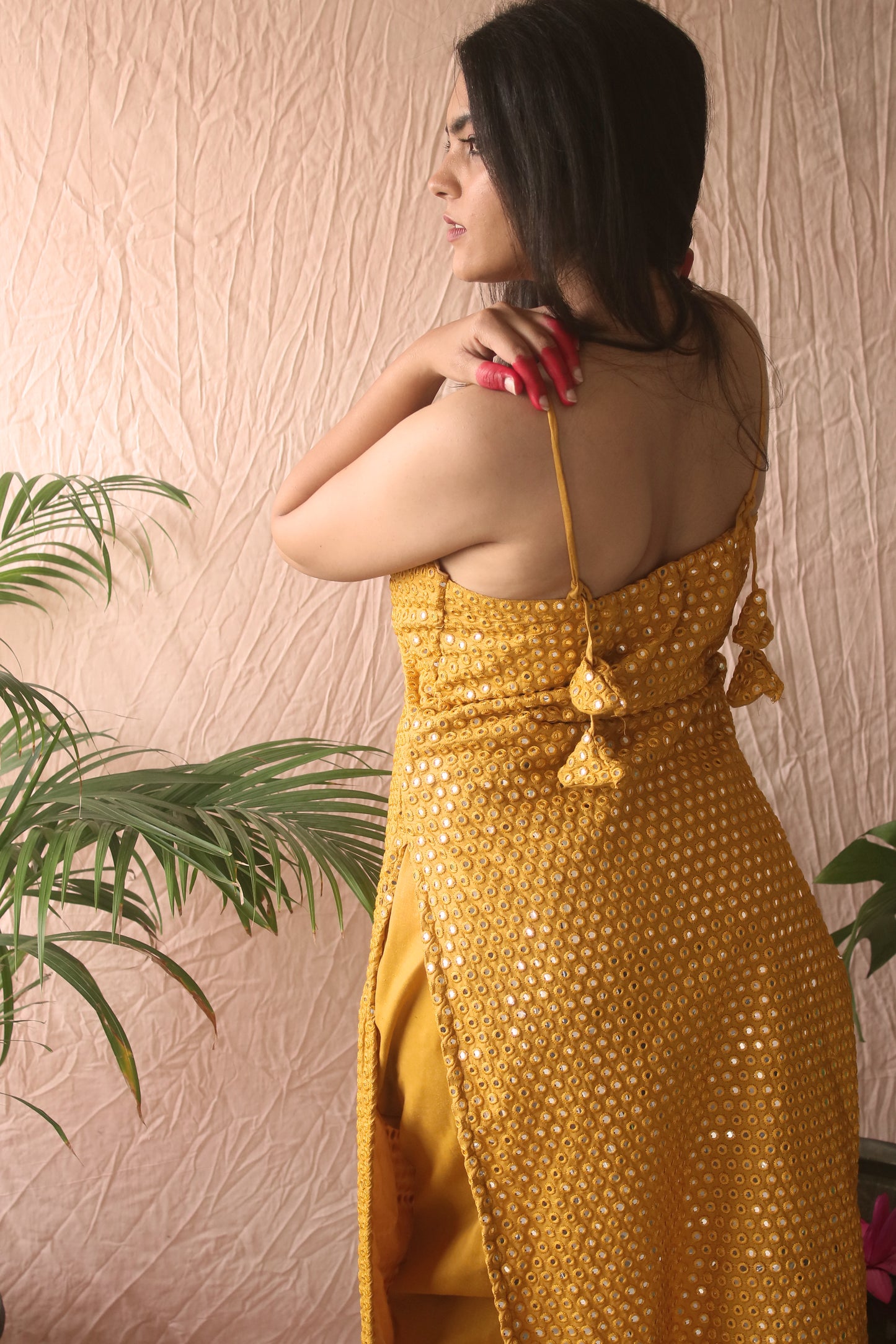 Yellow Tikka Kurta Set