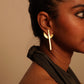 Astrea - circle dash earring