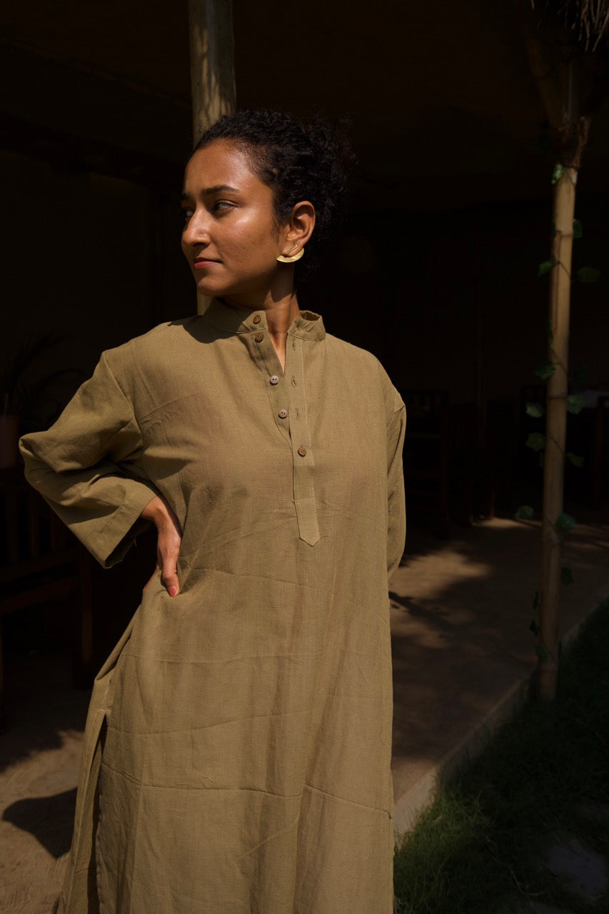 Mehwar - Kala Cotton  Kurta Set