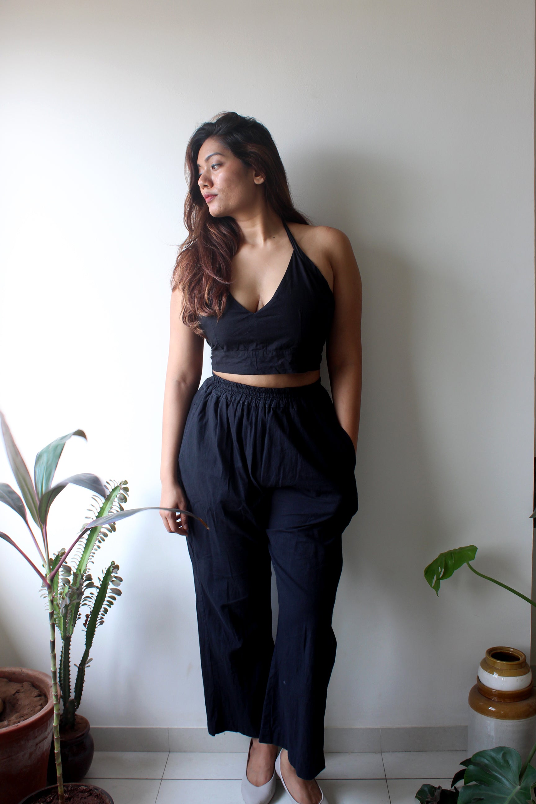 Onyx - Black Cotton Bottom
