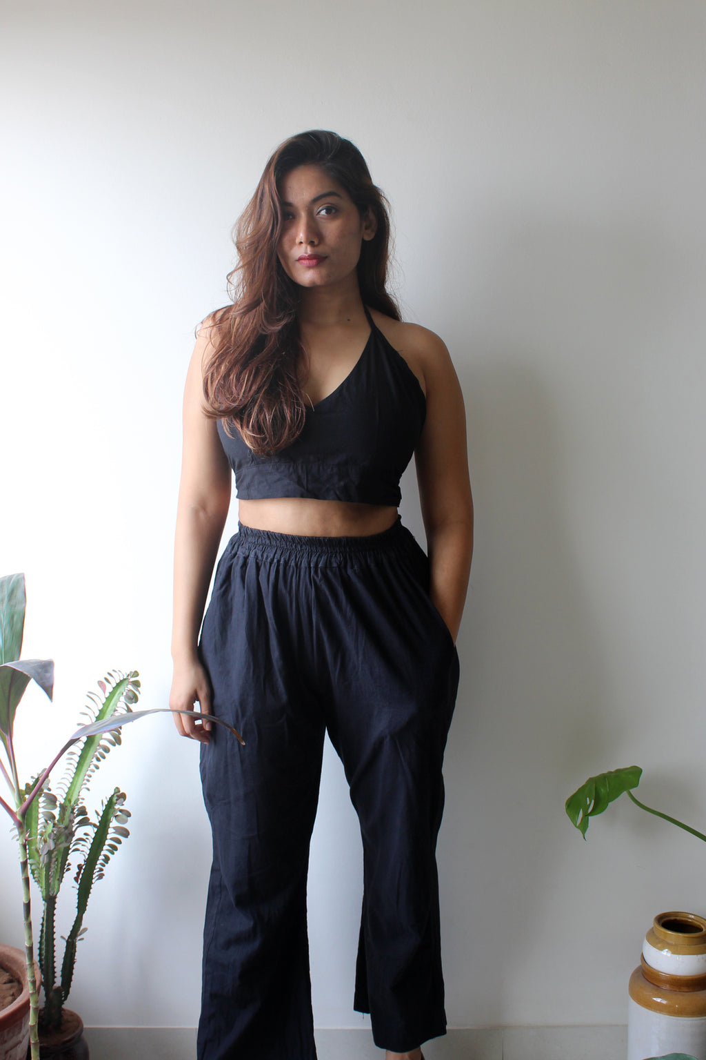 Onyx - Black Cotton Co-ord