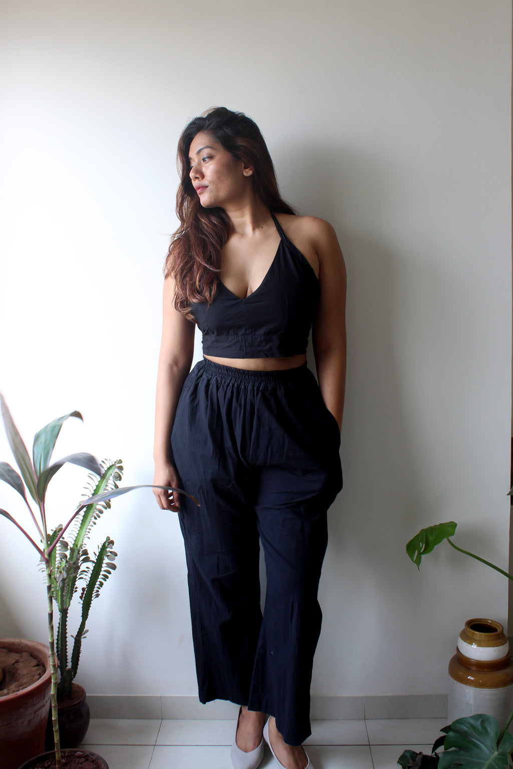 Onyx - Black Cotton Top