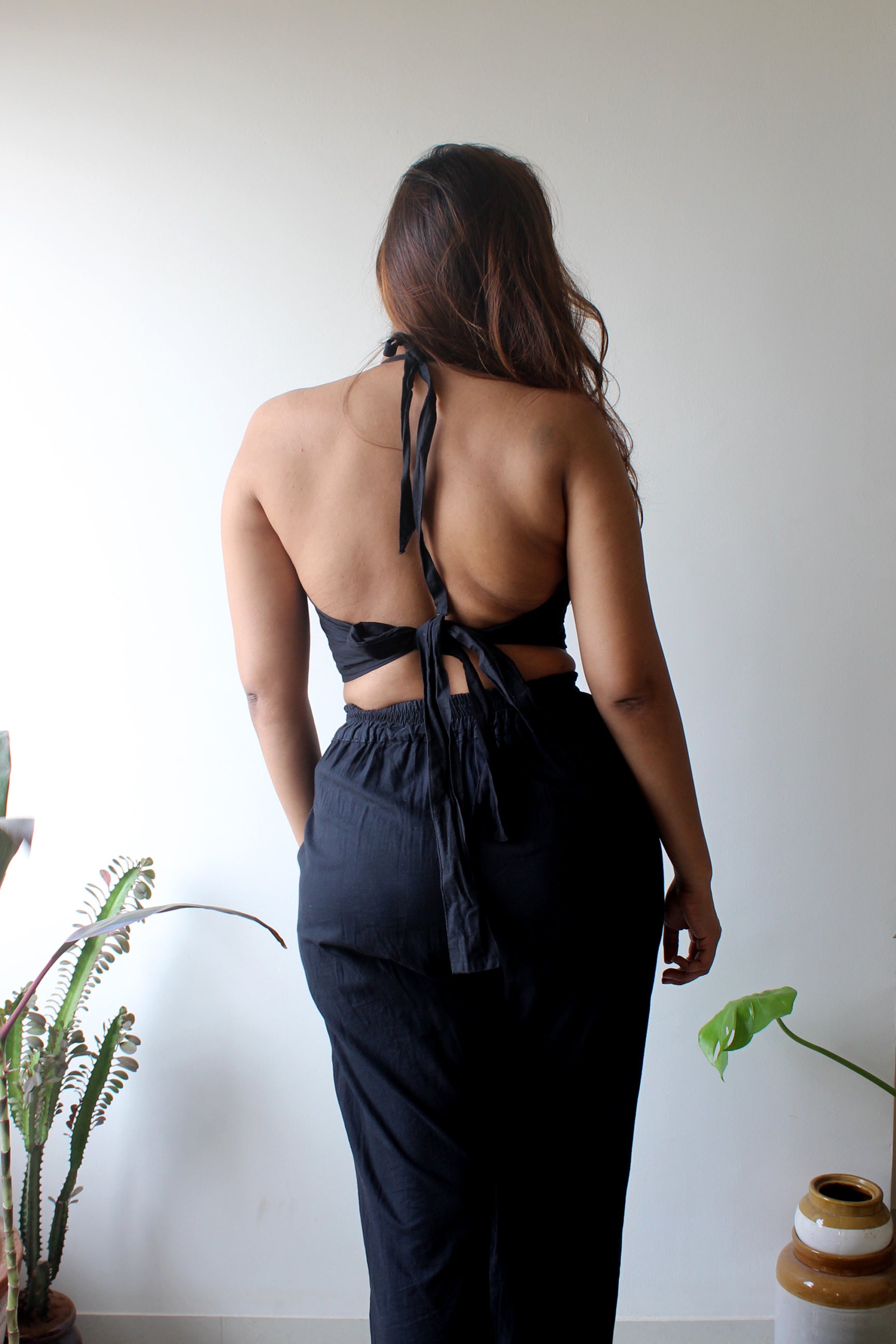 Onyx - Black Cotton Top