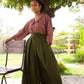 Sable Terra - Khaki Wide-Leg Pants
