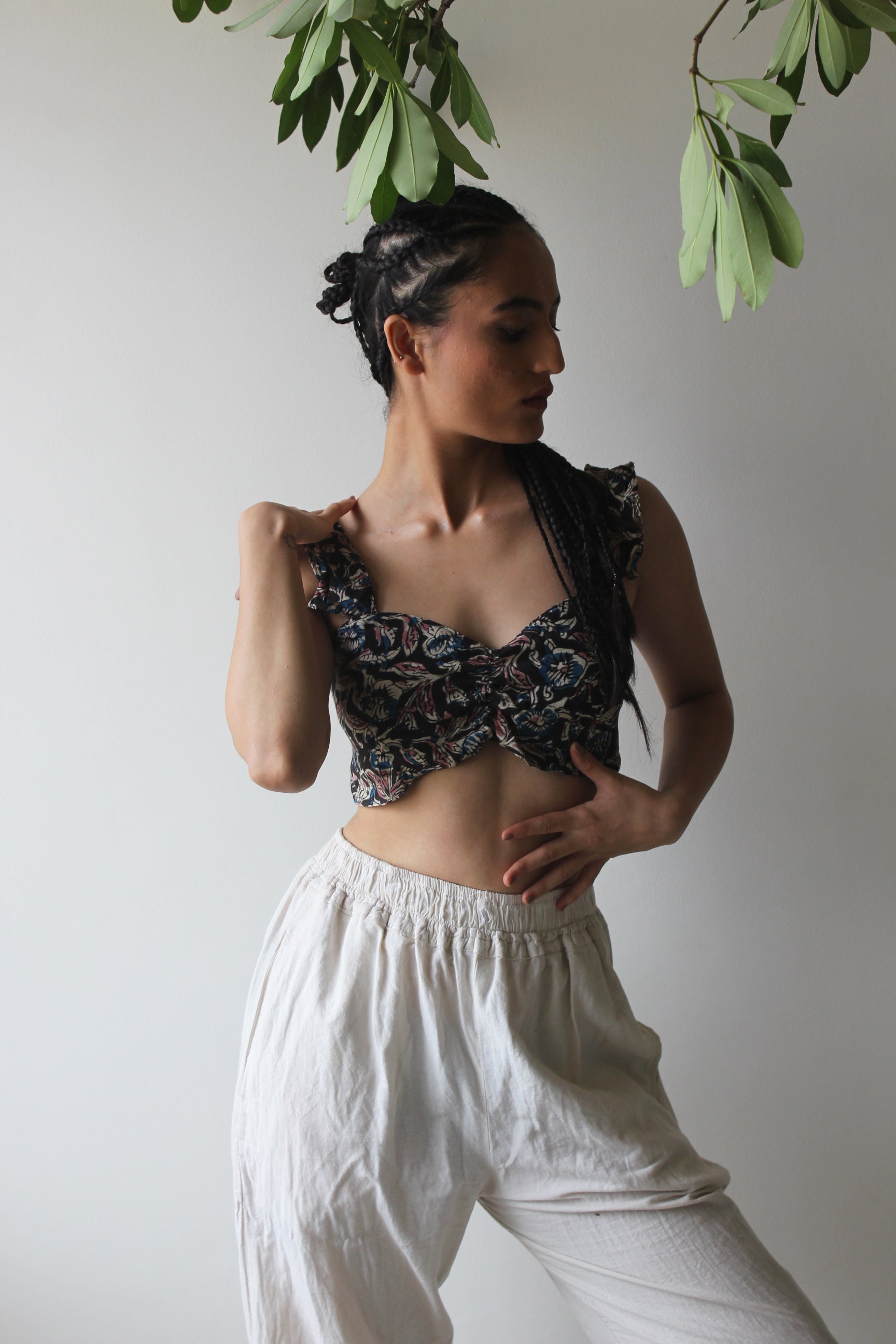 Reverie - Black Kalamkari Silk Top