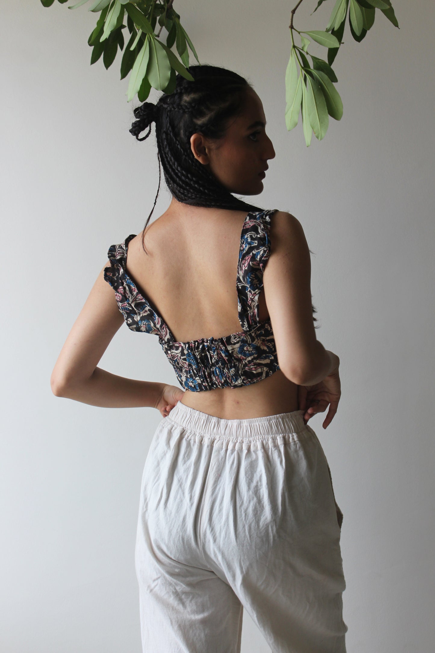 Reverie - Black Kalamkari Silk Top