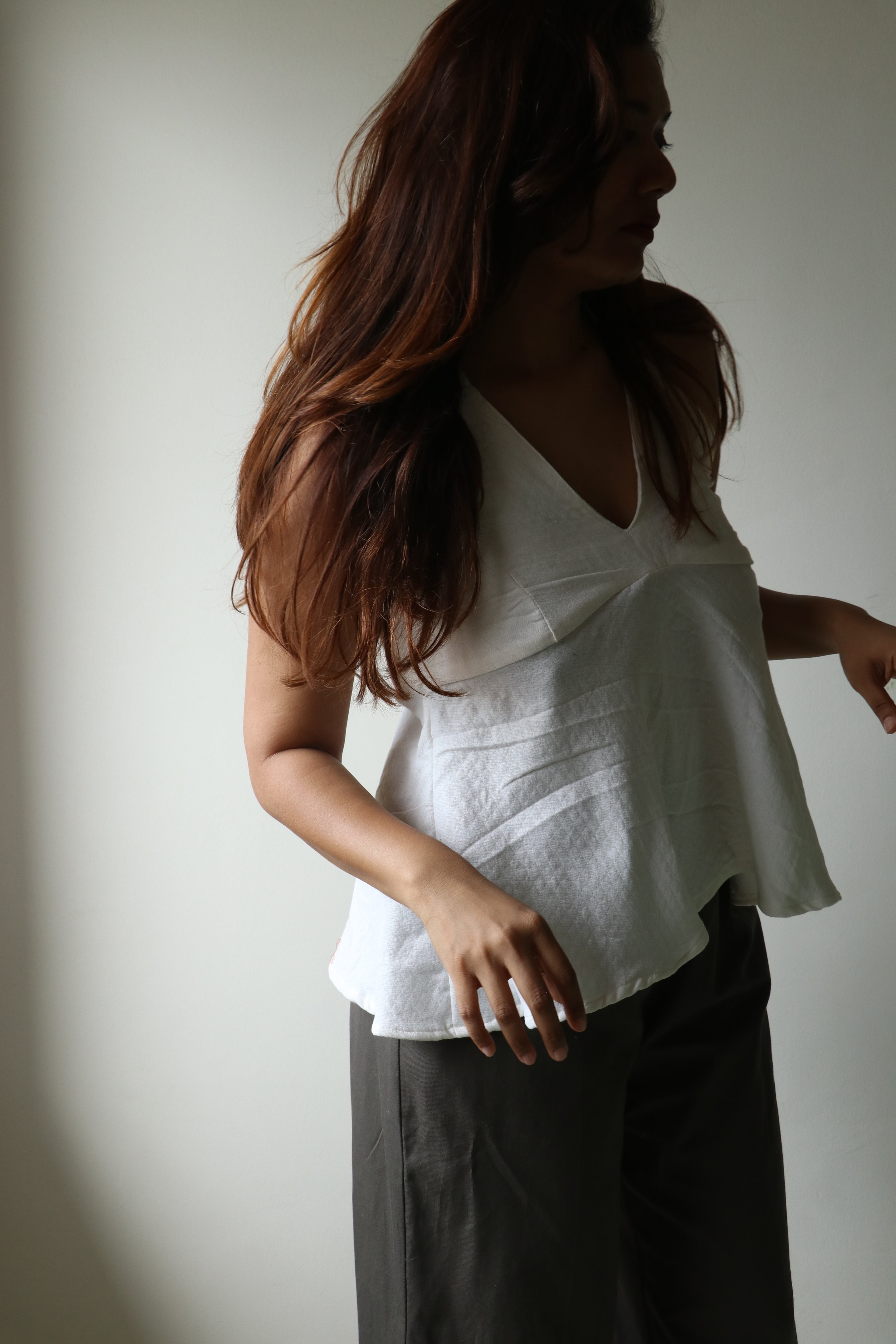 Shlone - White Camisole Top