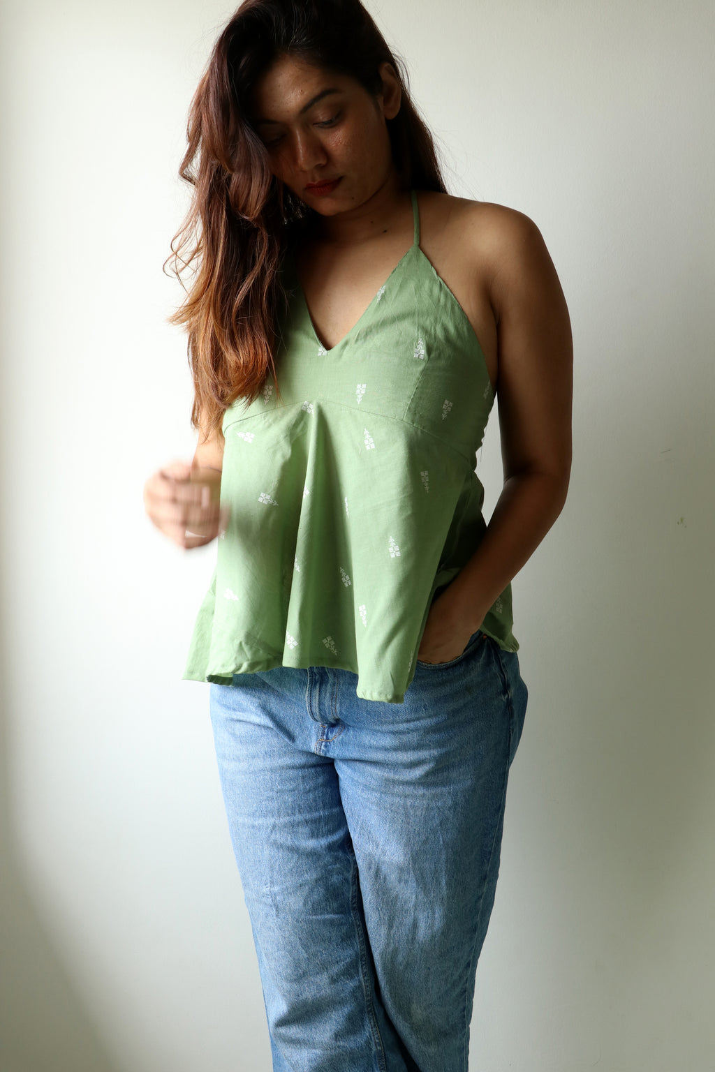 Virah - Green Camisole Top