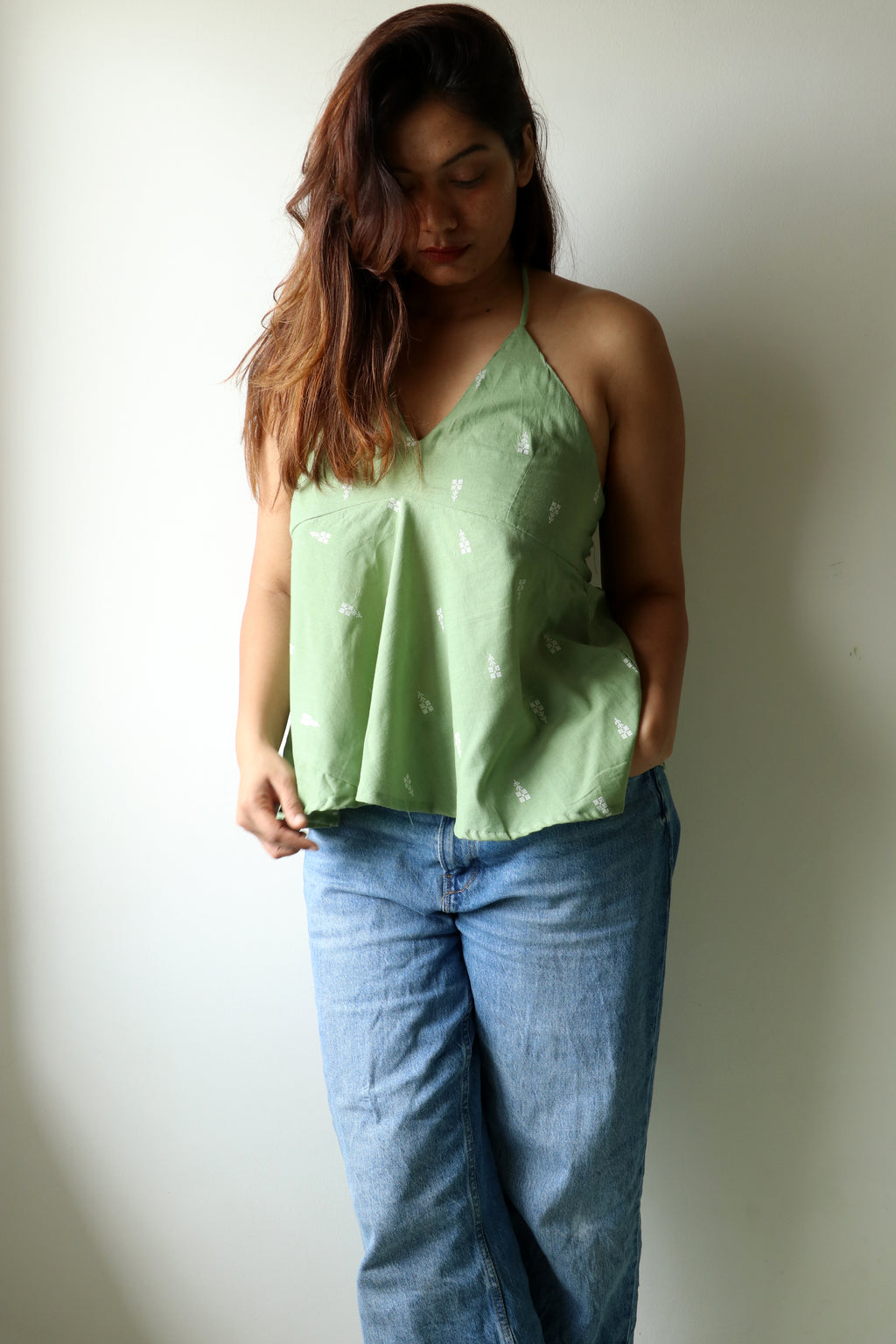 Virah - Green Camisole Top