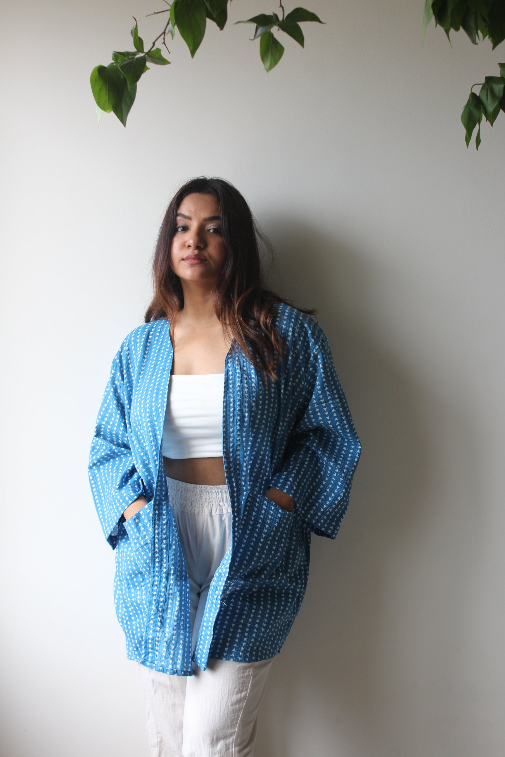 Zen - Blue Kantha Kimono