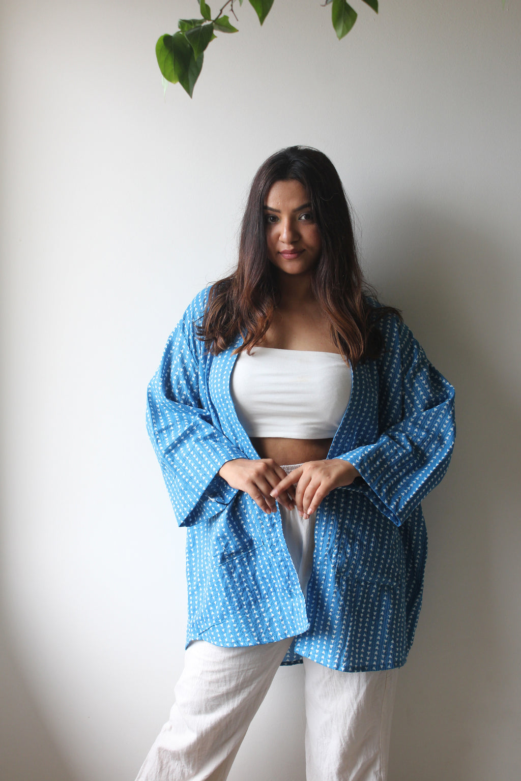 Zen - Blue Kantha Kimono