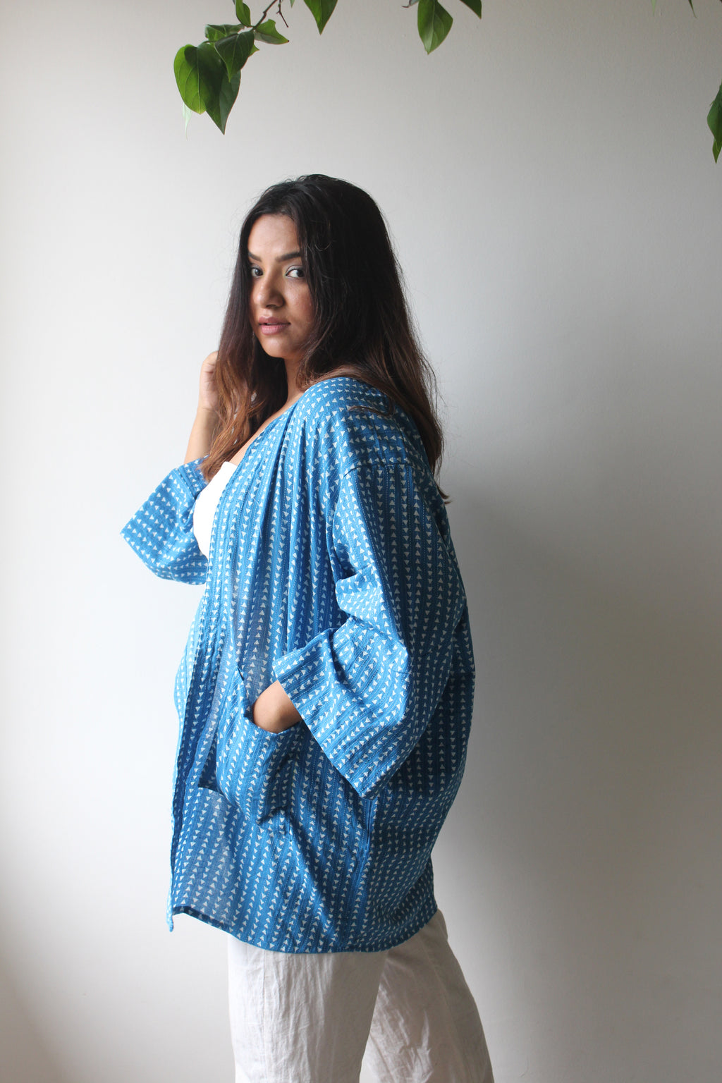 Zen - Blue Kantha Kimono