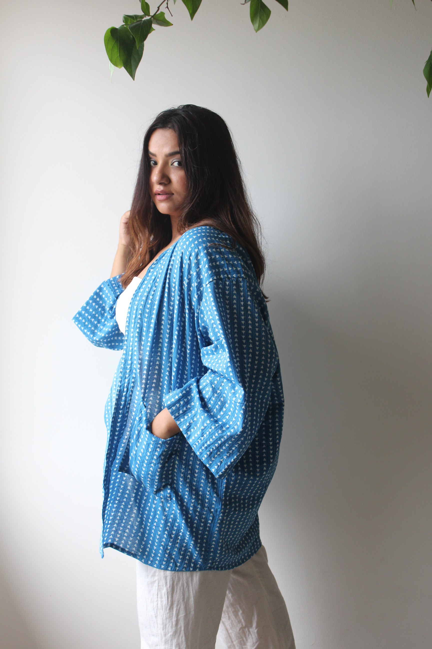 Zen - Blue Kantha Kimono