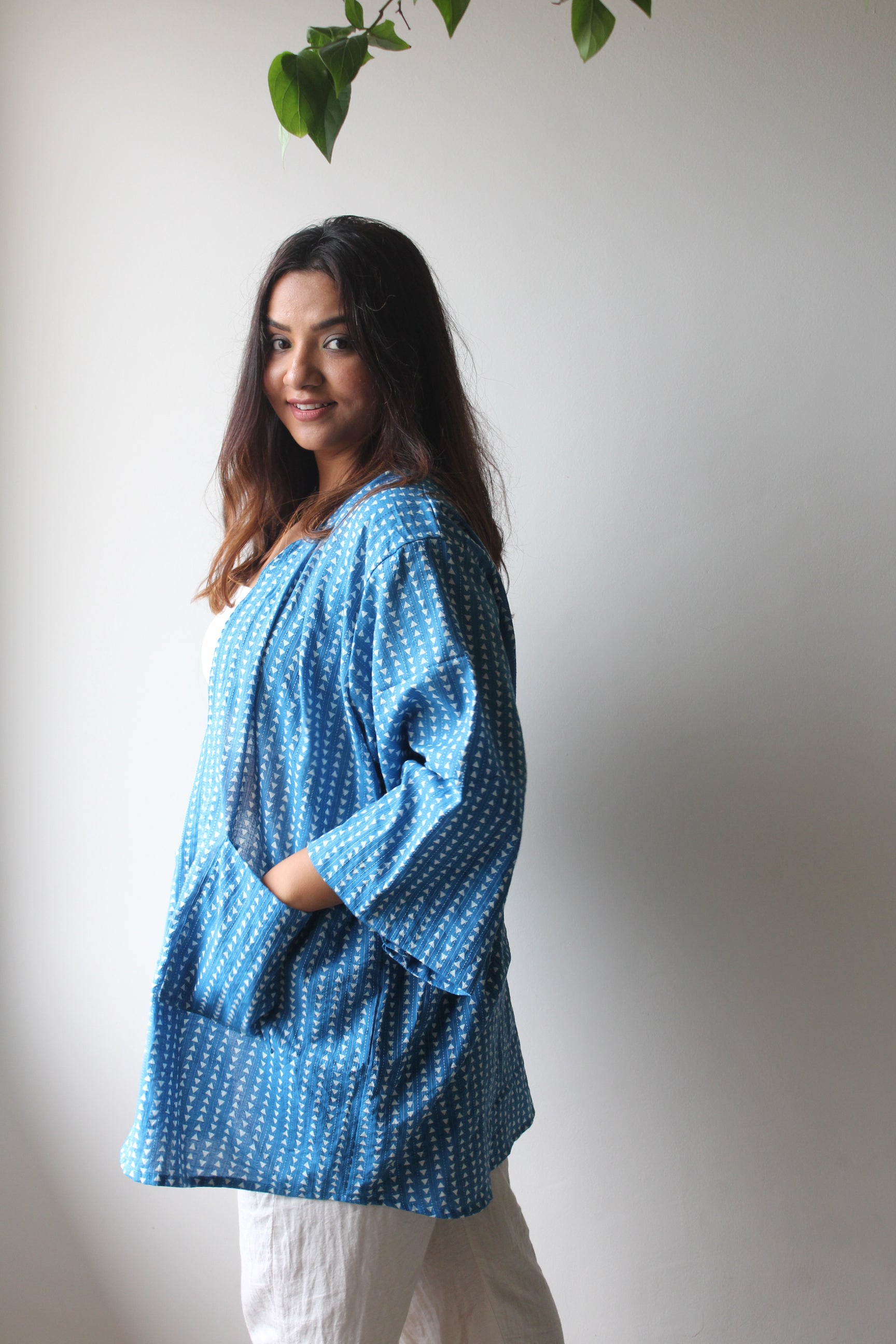 Zen - Blue Kantha Kimono