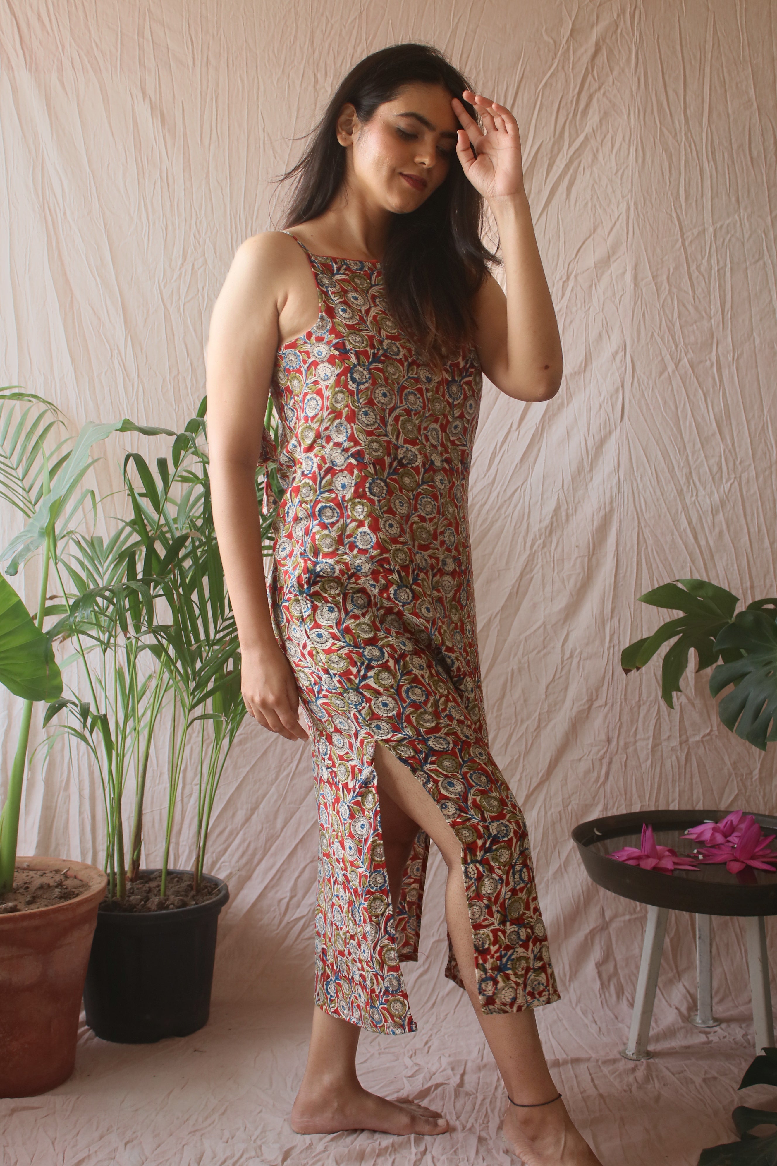 Cherry Blossom Midi-Dress