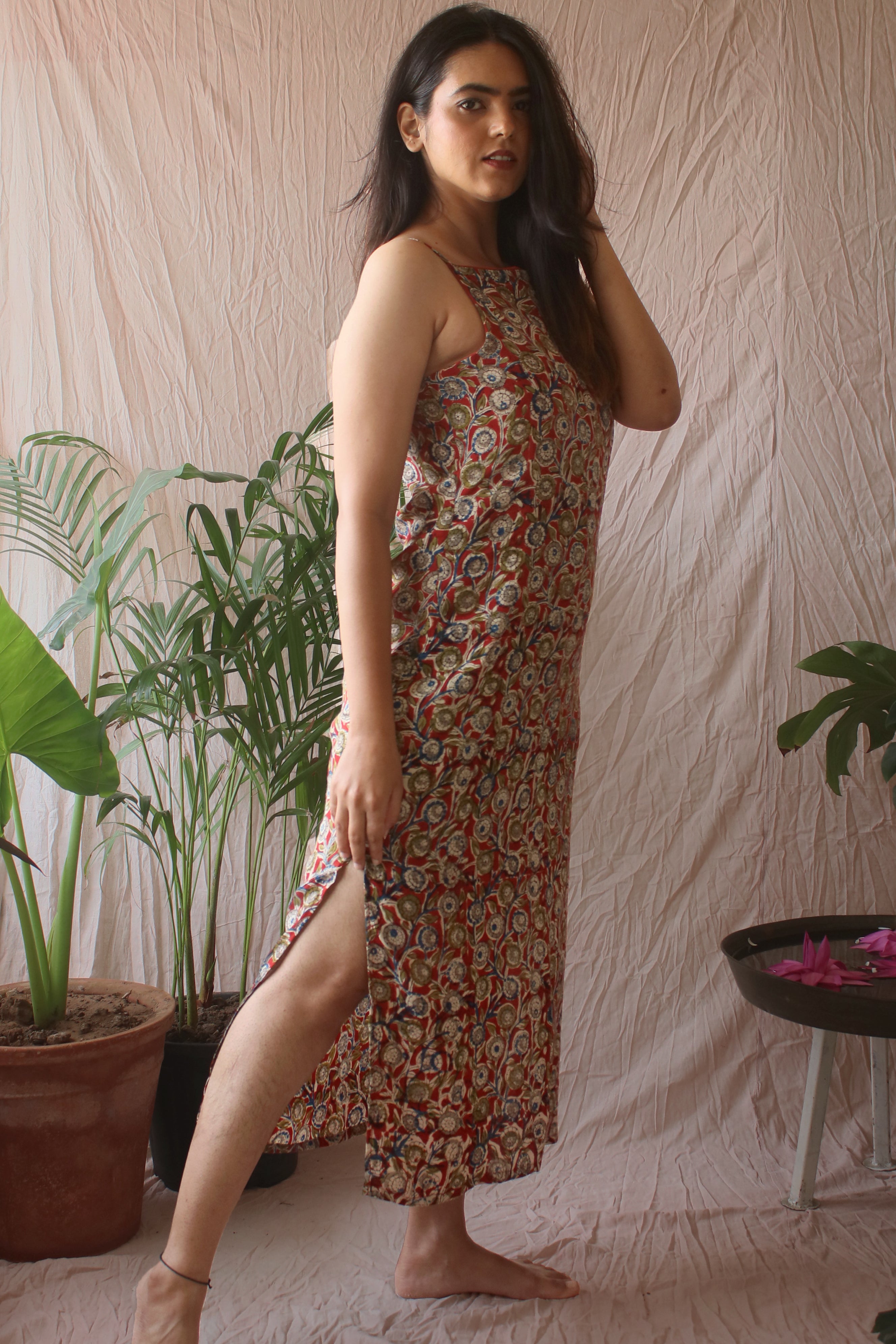 Cherry Blossom Midi-Dress