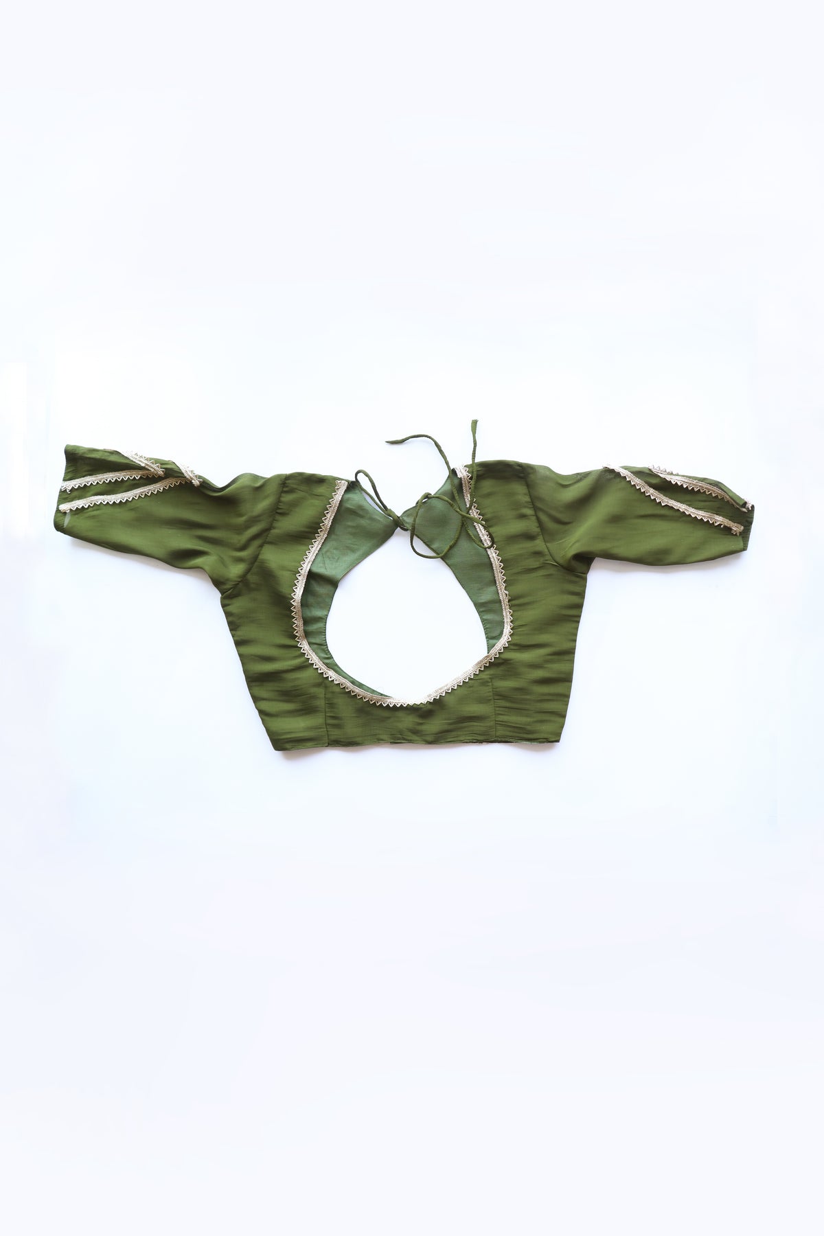 SKYLLA - Olive & Gold Blouse