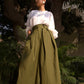 Sable Terra - Khaki Wide-Leg Pants