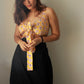 Summer Skies - cotton front tie top